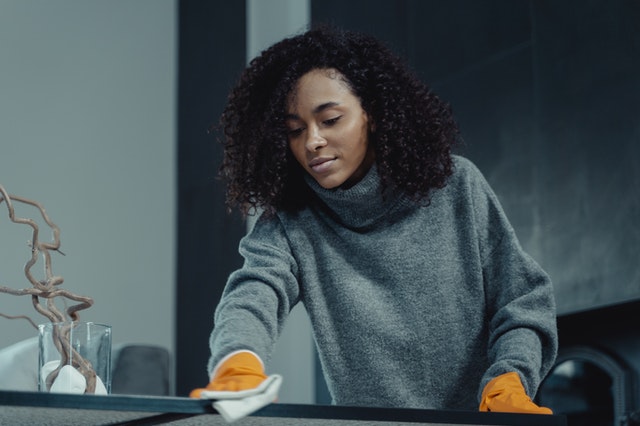 sanitizing your desk